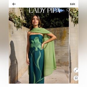 Lady Pipa Salma Dress and Scarf